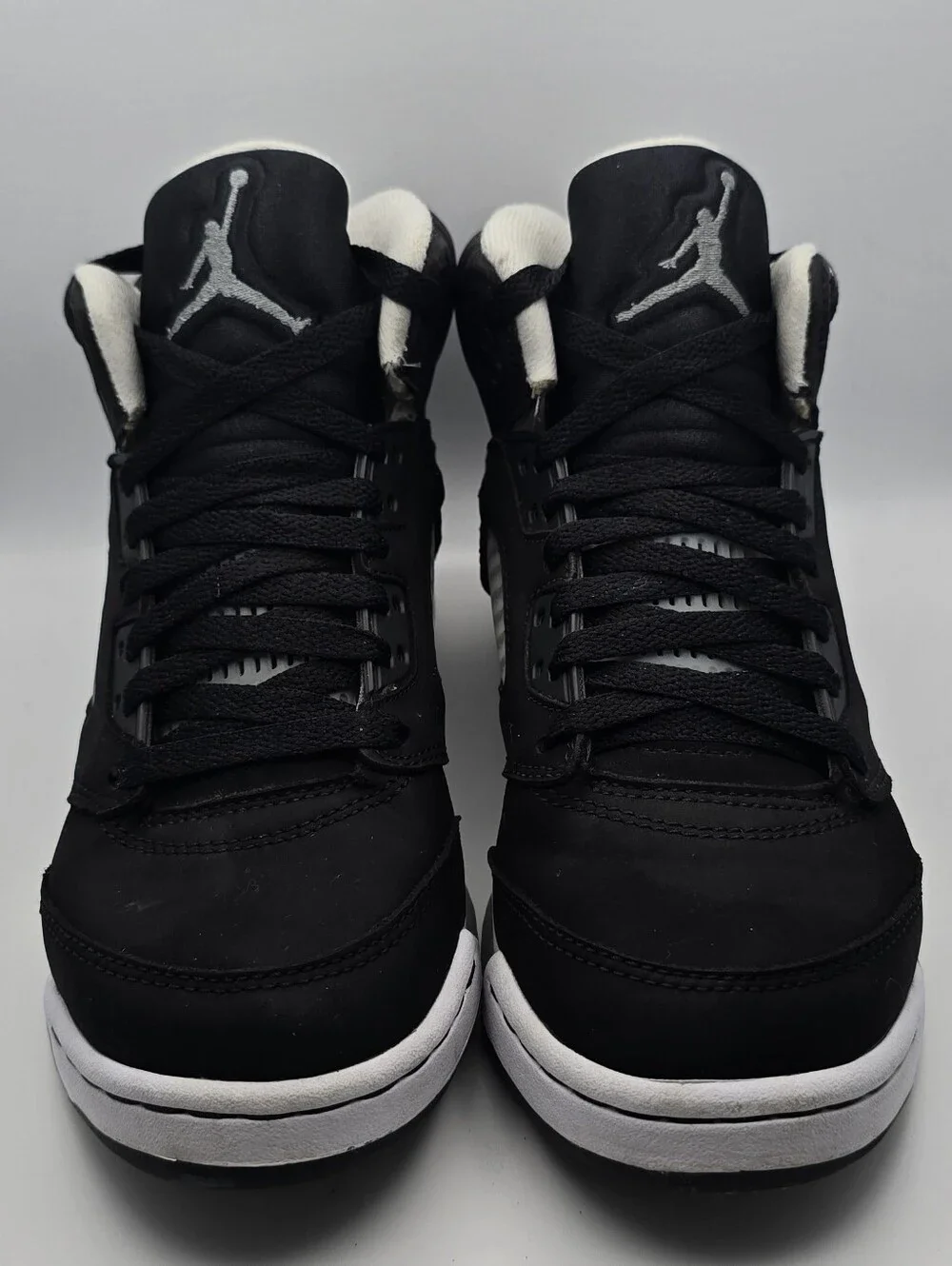 Nike Jordan Retro 5 Men’s Black/White Basketball Shoes
